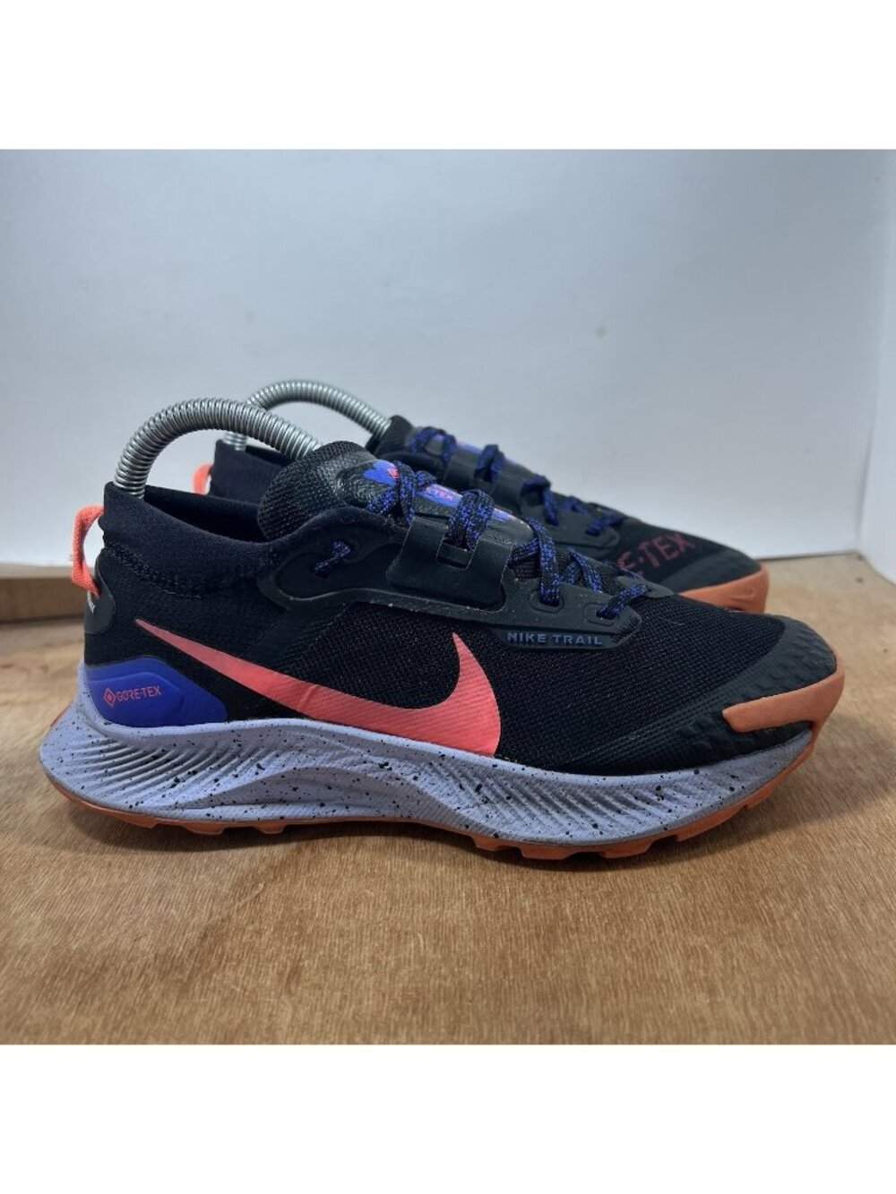 Nike Pegasus Trail 3 GTX Women's Size 6.5 Trail Running Shoes Black